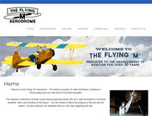 Tablet Screenshot of flyingmaerodrome.com